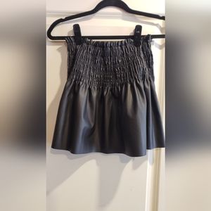 ZARA Girls leather skirt. Size 9